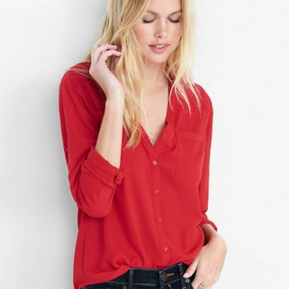 ❤️ Express red portofino top